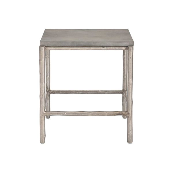 Brisbane Dovetail and Graphite Outdoor Side Table, image 1