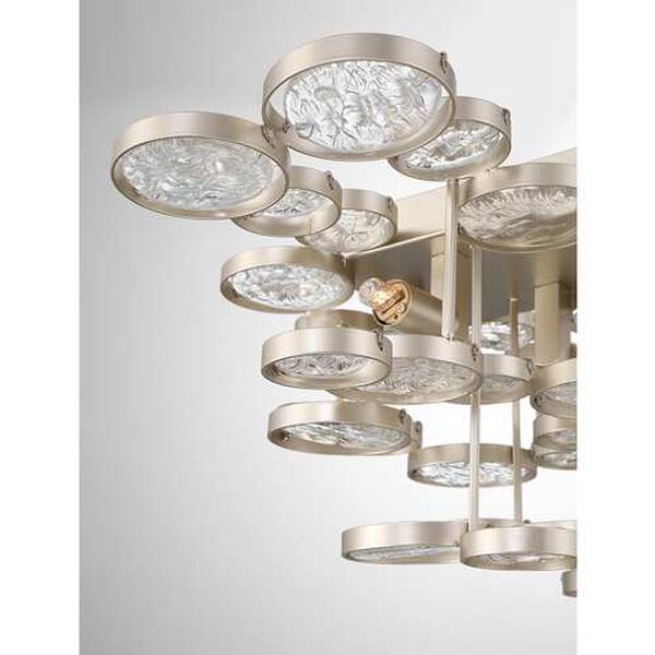 Trento Champagne Silver Two-Light Bath Vanity, image 4