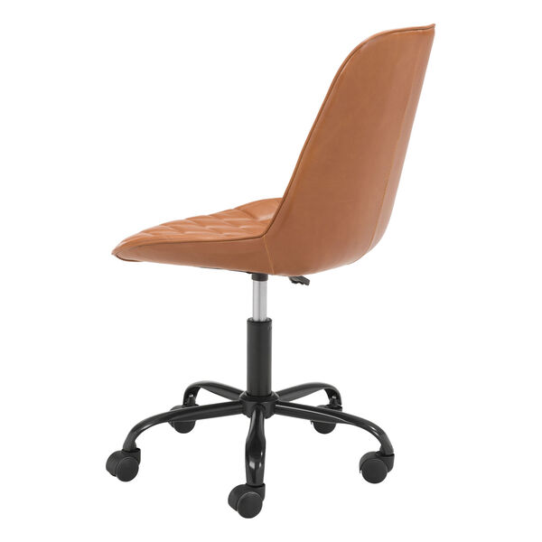 Ceannaire Tan and Black Office Chair, image 6
