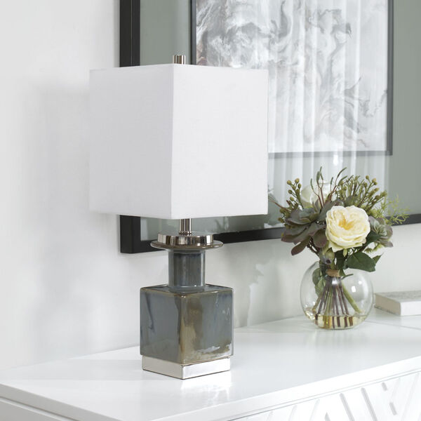 Cabrillo Gray and White Accent Lamp, image 2
