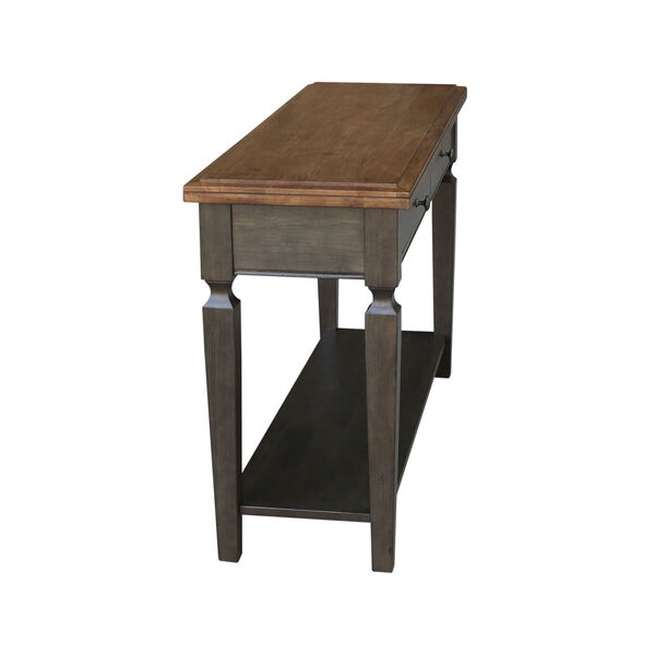Vista Hickory and Washed Coal Console Table, image 5