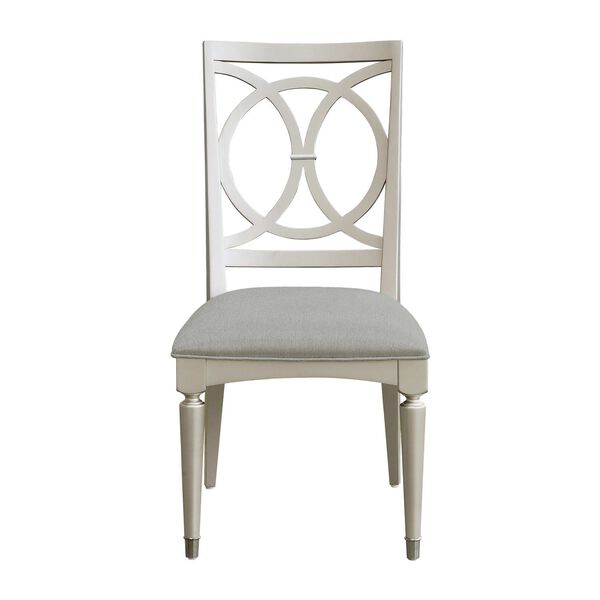 Zoey Silver Wood Back Side Chair, image 1