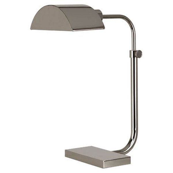 Greenbury Polished Nickel One-Light Desk Lamp, image 1