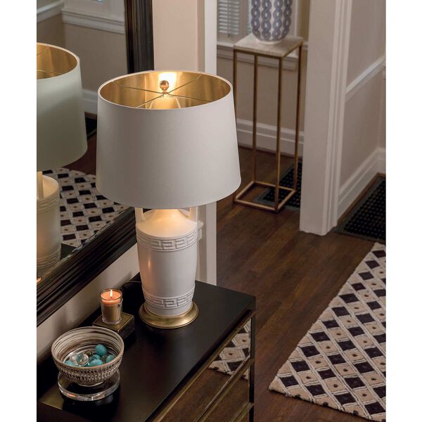 Regency White One-Light Table Lamp, image 6