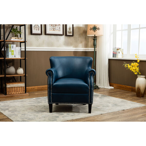 Holly Navy Blue Club Chair, image 2