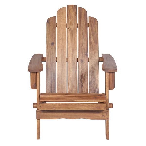 Acacia Adirondack Chair - Brown, image 2