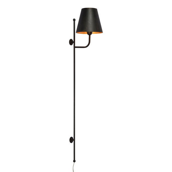 Case Black One-Light Wall Sconce, image 1