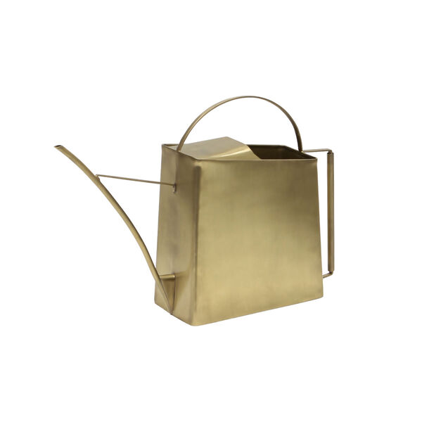 Brushed Brass Watering Can, image 1