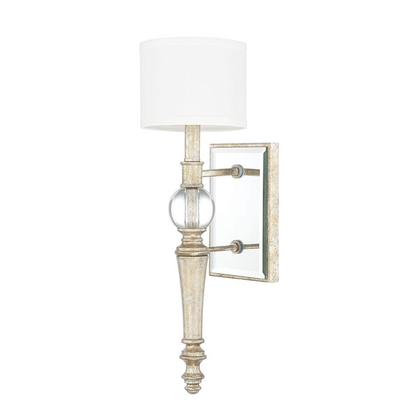 Carlyle Gilded Silver One-Light Wall Sconce, image 2