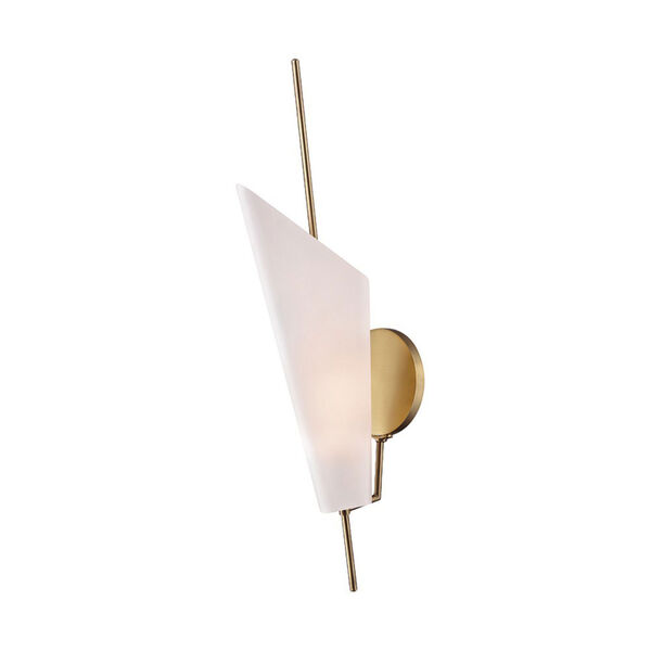 Cooper Aged Brass LED 7-Inch Two-Light Wall Sconce, image 1