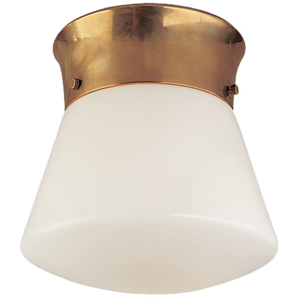 Perry Ceiling Light in Hand-Rubbed Antique Brass by Thomas O'Brien, image 1