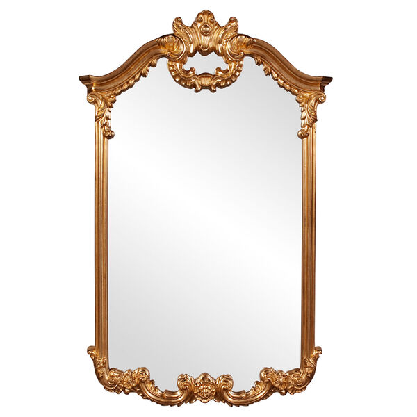 Roman Gold Rectangle Mirror, image 1