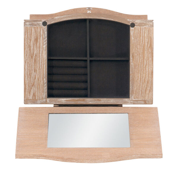 Eliel Natural Jewelry Armoire, image 9
