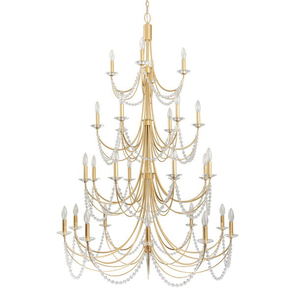 Brentwood French Gold 28-Light Chandelier, image 3