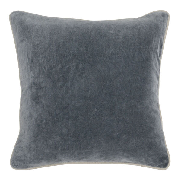 Colby 18-Inch Dark Grey Throw Pillow, image 1