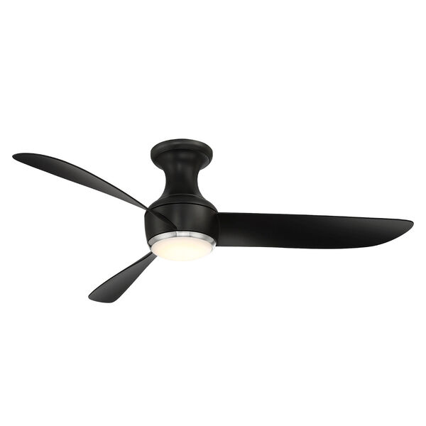 Corona 52-Inch Indoor Outdoor Smart LED Flush Mount Ceiling Fan, image 1