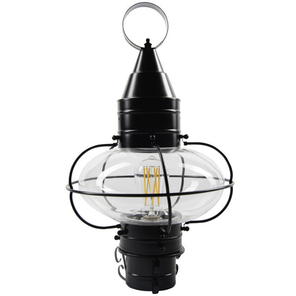 Classic Onion Black One-Light Outdoor Post, image 2