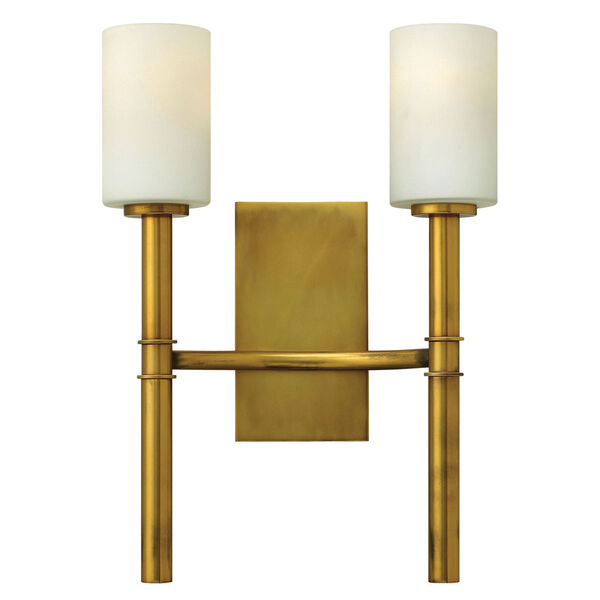 Margeaux Vintage Brass Two-Light Sconce, image 1