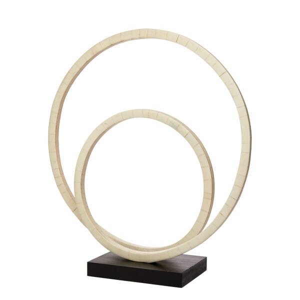Helix Natural Bone Iron Resin and MDF Sculpture, image 1