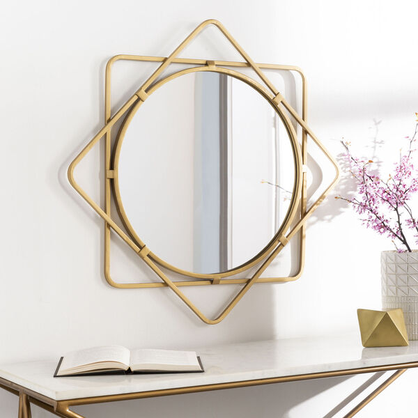 Constance Gold Wall Mirror, image 1