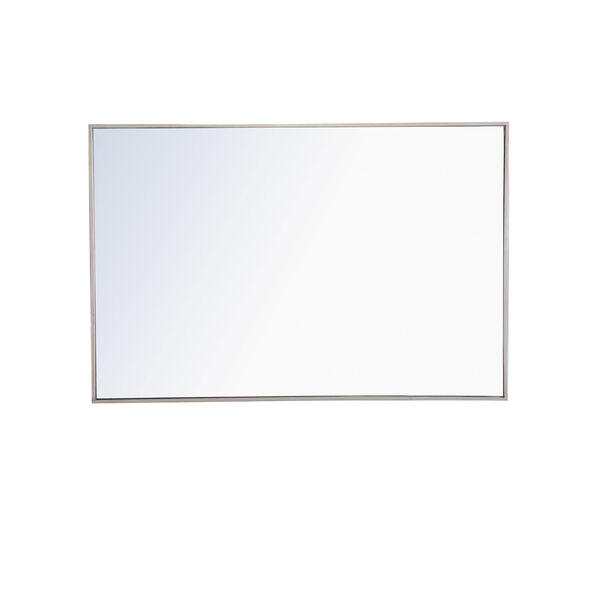 Eternity Silver 28-Inch Rectangular Mirror, image 6