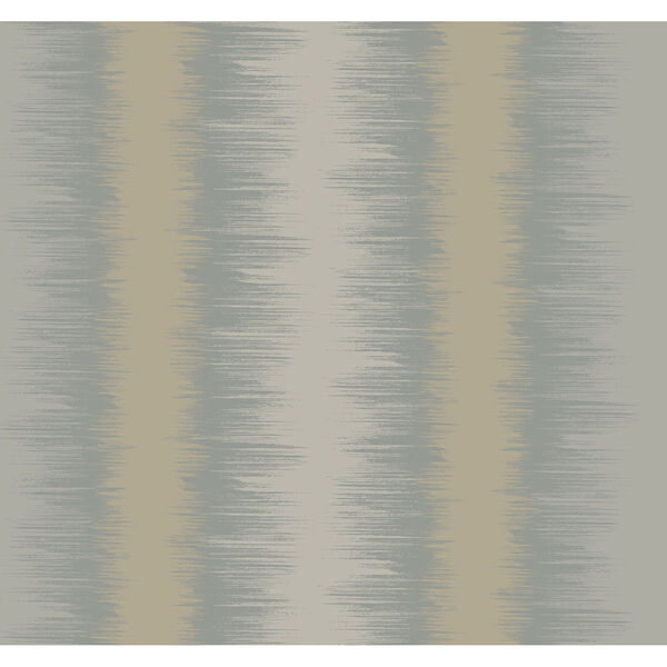 Candice Olson Botanical Dreams Dark Gray Quill Stripe Wallpaper, image 2