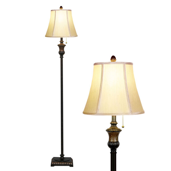 Sophia Bronze LED Floor Lamp, image 1