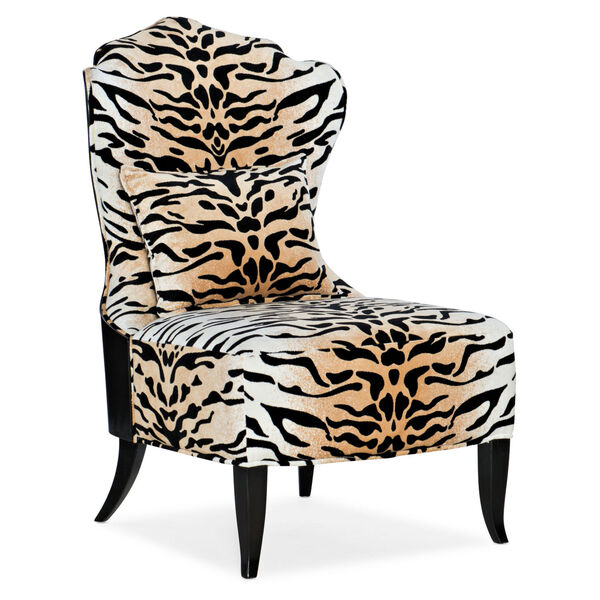Sanctuary Noir Patterned Slipper Chair, image 1