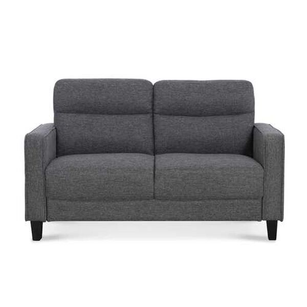 Asher Gray Channelled Loveseat, image 5