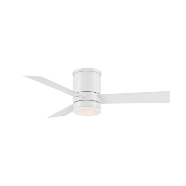 Axis Matte White 44-Inch ADA LED Flush Mount Ceiling Fan, 2700K, image 1