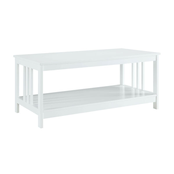 Selby White Mission Coffee Table, image 1