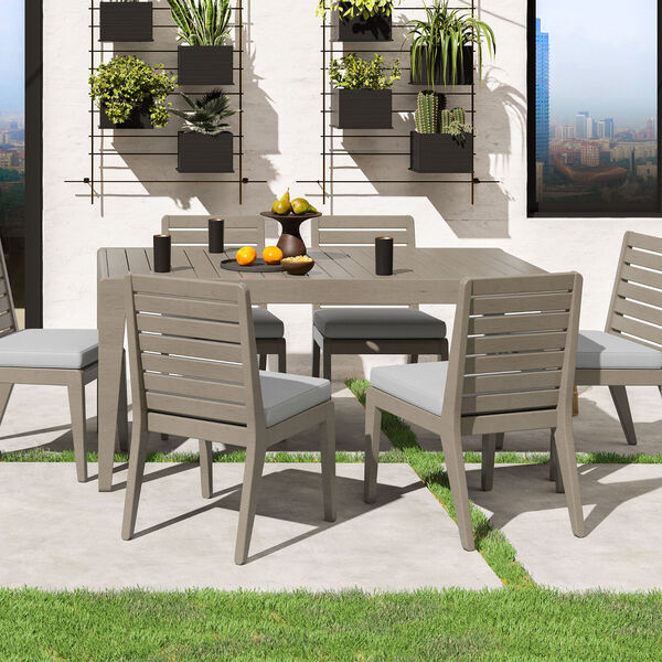 Sustain Rattan Outdoor Rectangle Dining Table, image 2