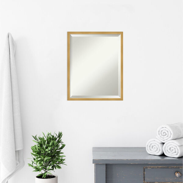 Gold 17W X 21H-Inch Bathroom Vanity Wall Mirror, image 6