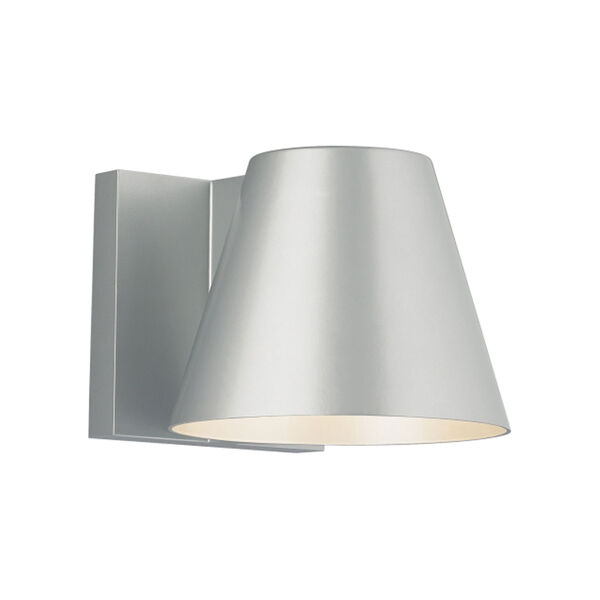 Bowman 6 Silver One-Light LED Wall Sconce with Silver Stem, image 1