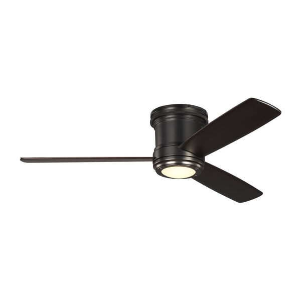 Aerotour Semi-Flush Deep Bronze 56-Inch LED Hugger Ceiling Fan, image 1