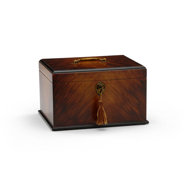Brass George II Tea Caddy Box, image 1