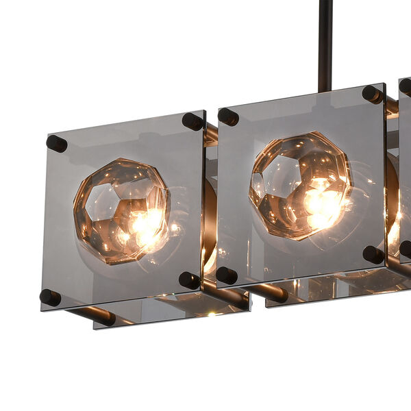 Brilliance Oil Rubbed Bronze and Black Five-Light Chandelier, image 3