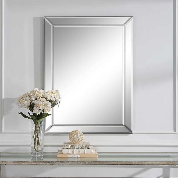 Evelyn Bevel Framed 30 In. x 40 In. Wall Mirror, image 1
