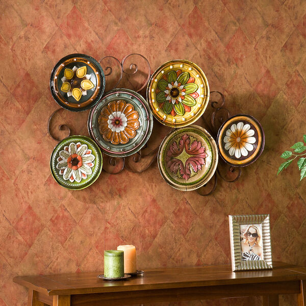 Multicolor Scattered Italian Plates Wall Art, image 3
