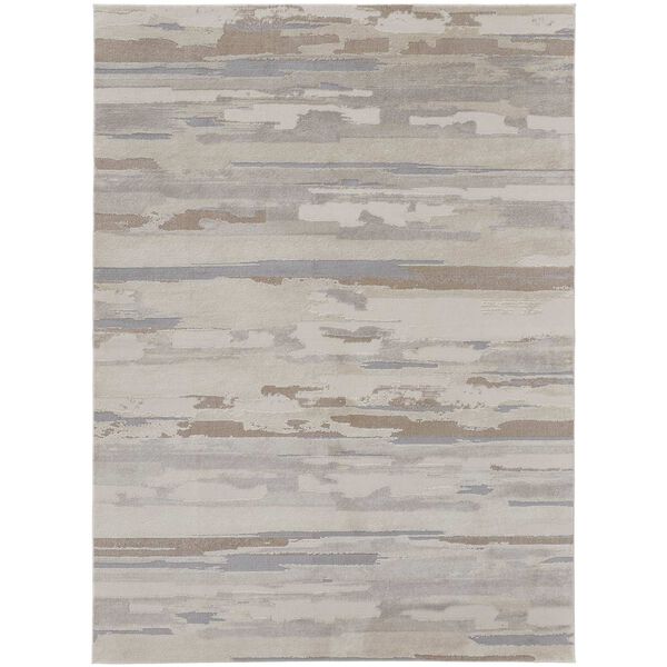 Vancouver Ivory Tan Brown Rectangular 4 Ft. x 6 Ft. Area Rug, image 1