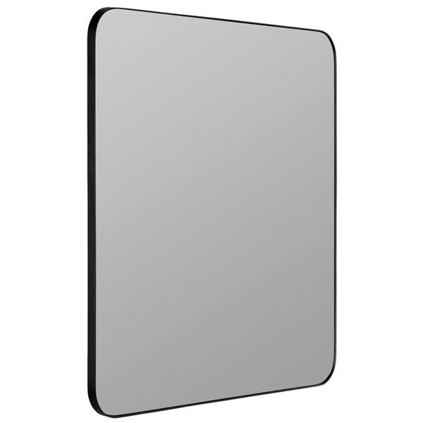 Franco Black 34-Inch x 34-Inch Wall Mirror, image 1