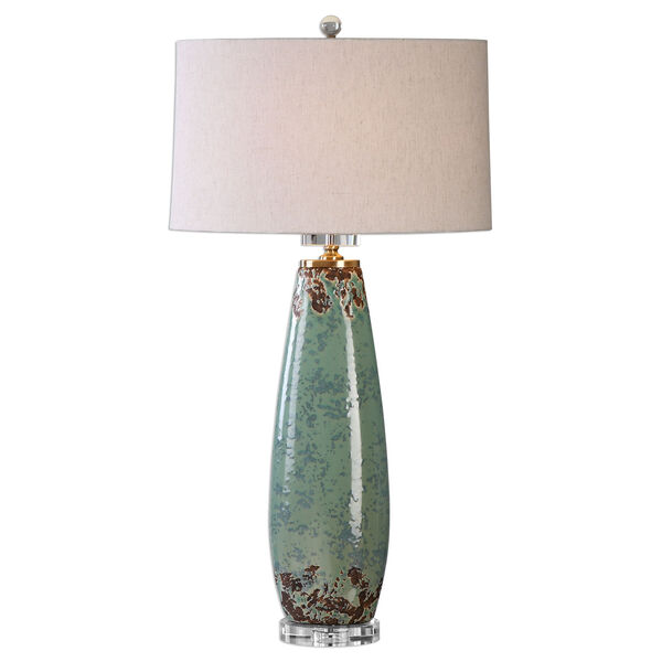 Rovasenda Pale Mint Green One-Light Table Lamp, image 1