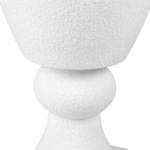 Louros Plaster White Vase, image 5