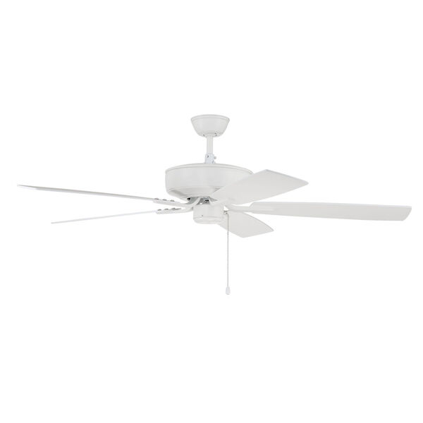 Pro Plus White 52-Inch Ceiling Fan, image 1