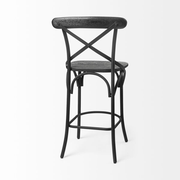 Etienne Black Counter Height Stool, image 5