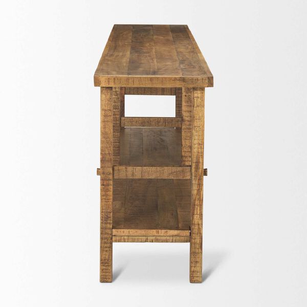 Rosie  Brown Wood Console Table, image 3