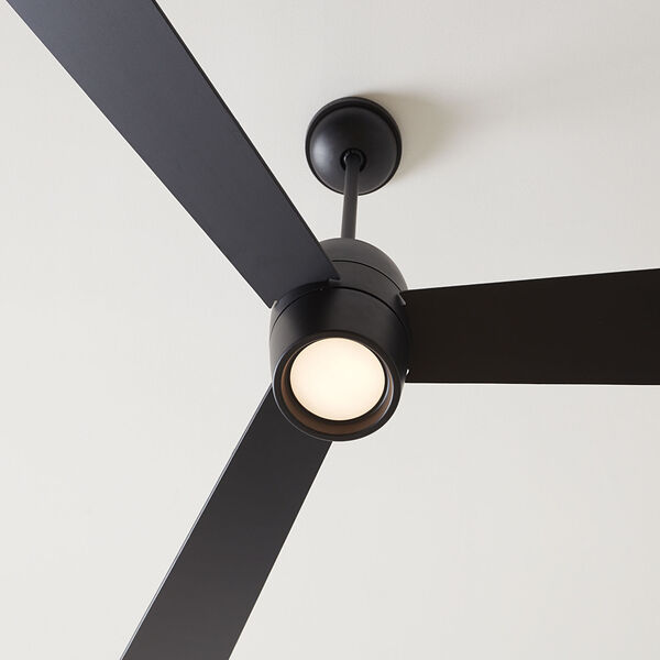 Alba Midnight Black 60-Inch LED Ceiling Fan, image 3