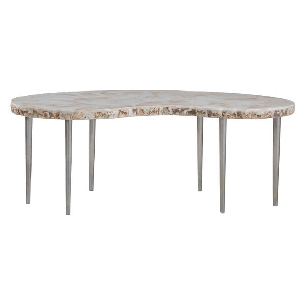 Signature Designs Gray Seamount Kidney Cocktail Table, image 1