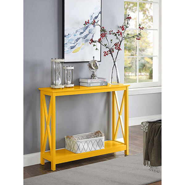 Oxford Yellow Console Table, image 4