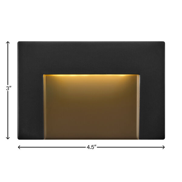 Taper Satin Black 12V Horizontal LED Deck Sconce, image 5